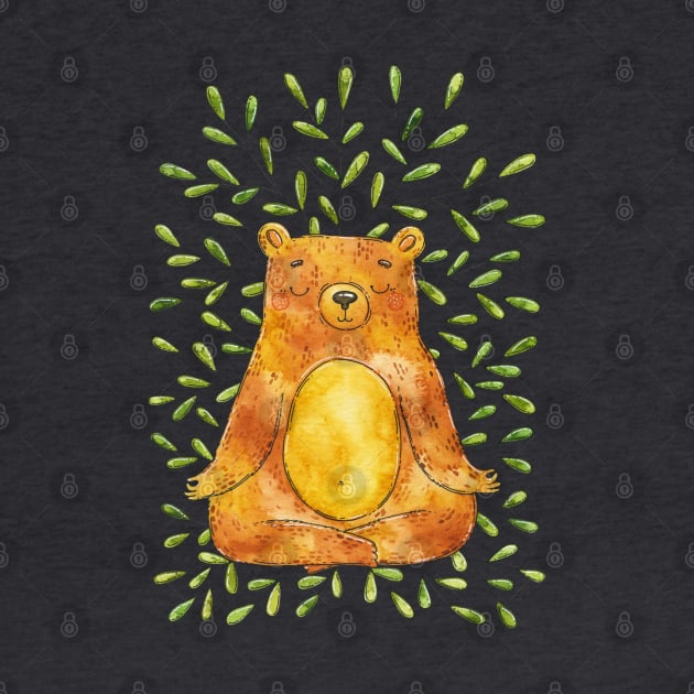 Yoga Bear by Tania Tania